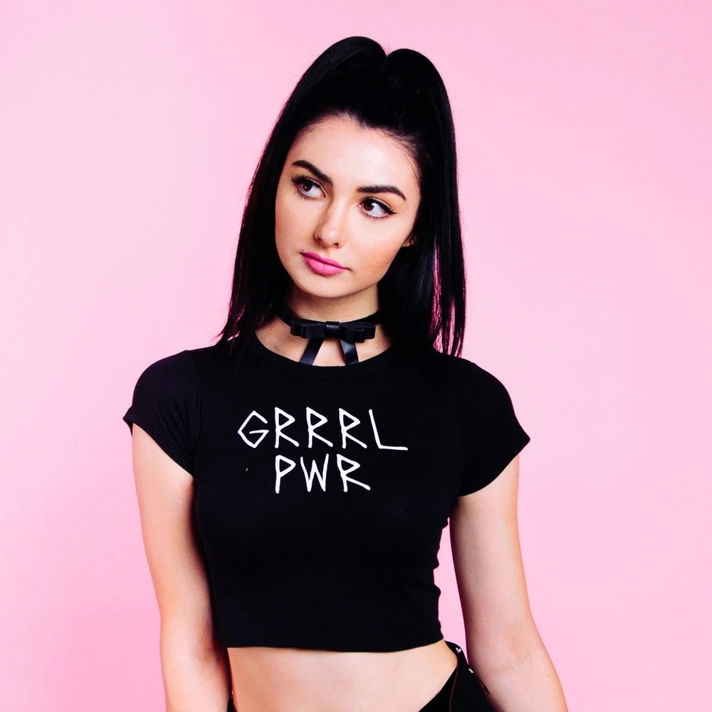 valfré grrrl pwr crop top